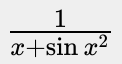 typeset math formula