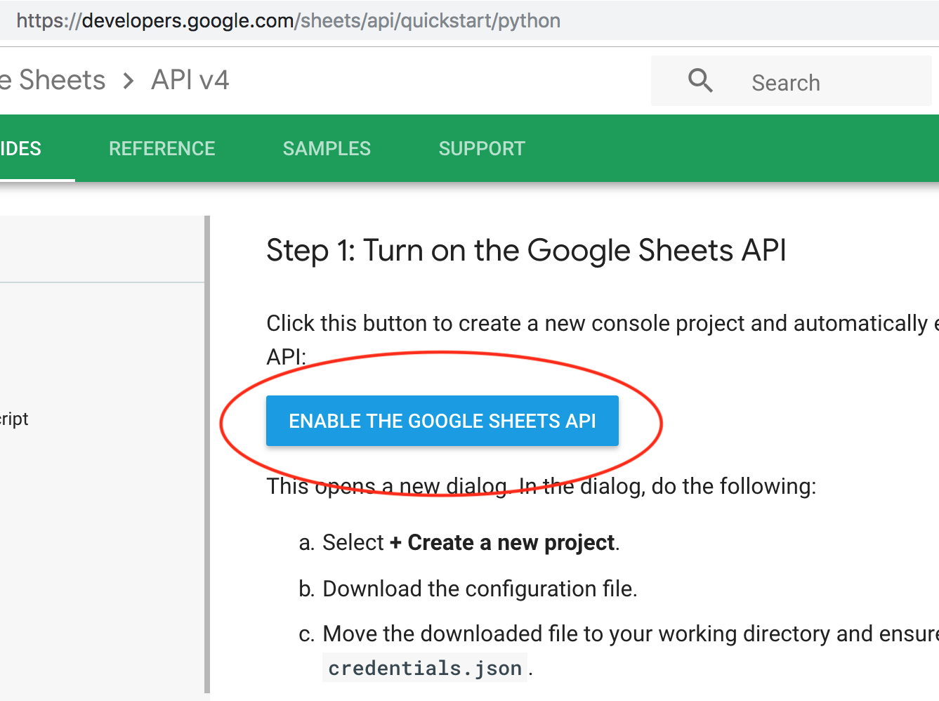 Google Sheets Api Demo Cocalc Manual Documentation